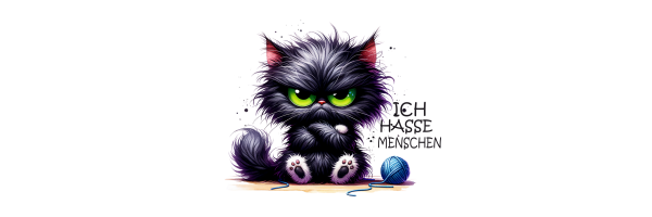 Ich hasse Menschen - cute Animal Serie