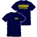 Freiwillige Feuerwehr T-Shirt Style 1 mit Stadtnamen XL