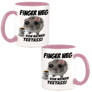 Finger weg von meiner Teetassi Hamster Meme Teebecher mit...