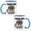Finger weg von meiner Teetassi Hamster Meme Teebecher mit...