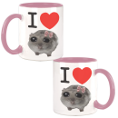Hamster Meme I Love Hamsti Teebecher - Kaffeebecher