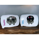 Hamster Meme Brotdose Lunchbox - I Love Hamsti mit Wunschnamen