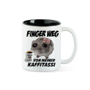 Finger weg von meiner Kaffitassi Hamster Meme Kaffeebecher