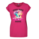 Hokus Pokus Party Modus Party Frauen T-Shirt Extended Shoulder