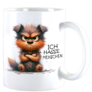 Ich Hasse Menschen Cute Animal Hund "Cöwi"...