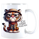 Ich Hasse Menschen Cute Animal Tiger "Max"...