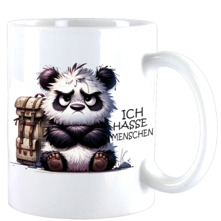 Ich Hasse Menschen Cute Animal Panda "Pandi" Teebecher - Kaffeebecher