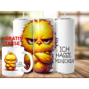 Ich Hasse Menschen Cute Animal Tumbler 22 Motive + Gratis Tasse