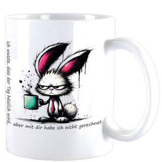 Ich wusste es...  cute Animal Hase Bunny Design Büro Kaffee Teetasse