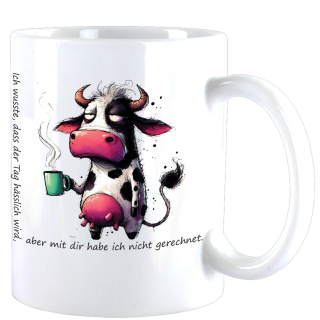 Ich wusste es...  cute Animal Kuh Elfriede Design Büro Kaffee Teetasse