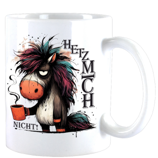 Hetz mich nicht! cute Animal Pferd Naruco Design Büro Kaffee Teetasse