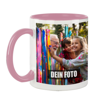 Fototasse TTH innen/Henkel pink