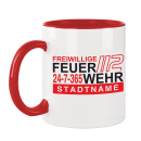 Feuerwehr Tasse FW2110 inkl. Wunschtext Kinder / Jugend /...