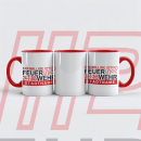 Feuerwehr Tasse FW2110 inkl. Wunschtext Kinder / Jugend / Freiwillige / Berufs