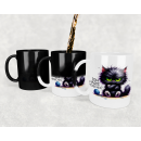 Cute Animal Katze Mia- Ich hasse Menschen - MAGIC WOW Kaffeetasse Teetasse