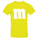 m und m Team Shirts Karneval Gruppenkostüm Paarkostüm für M&M Fans JGA Spruch Shirt