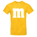 m und m Team Shirts Karneval Gruppenkostüm Paarkostüm für M&M Fans JGA Spruch Shirt