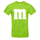 m und m Team Shirts Karneval Gruppenkostüm Paarkostüm für M&M Fans JGA Spruch Shirt