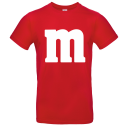 m und m Team Shirts Karneval Gruppenkostüm Paarkostüm für M&M Fans JGA Spruch Shirt