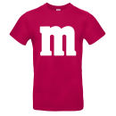 m und m Team Shirts Karneval Gruppenkostüm Paarkostüm für M&M Fans JGA Spruch Shirt