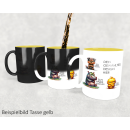 Cute Animal - Ich hasse Menschen - MAGIC WOW Kaffeetasse Teetasse 11 Motive 6 Farben #2