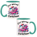 Just Waiting for Christmas X-MAS Design Kaffeetasse / Teetasse