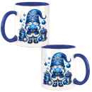 Weihnachtswichtel Blau ILW-X-MAS Design  Kaffeetasse / Teetasse - 9 Motive