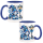 Weihnachtswichtel Blau ILW-X-MAS Design  Kaffeetasse / Teetasse - 9 Motive