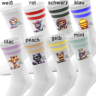 Ich hasse Menschen - Cute Animal DIE SOCKEN 7 Motive 7 Farben #3