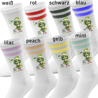 Bla Bla Bla - Ich hasse Menschen - Frl. Green DIE SOCKEN in 8 Farben