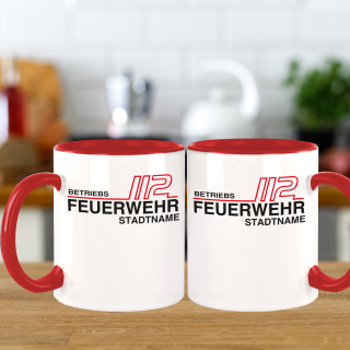 Betriebs Feuerwehr rot